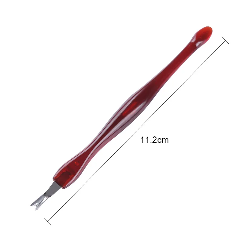 Двойная функция кутикулы для ногтей толкатель УФ Гель лак удаления ложки триммер