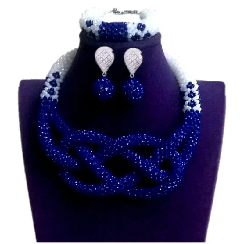 4 UJewelry Африканский бисер нигерийский Свадебный комплект ювелирных изделий для