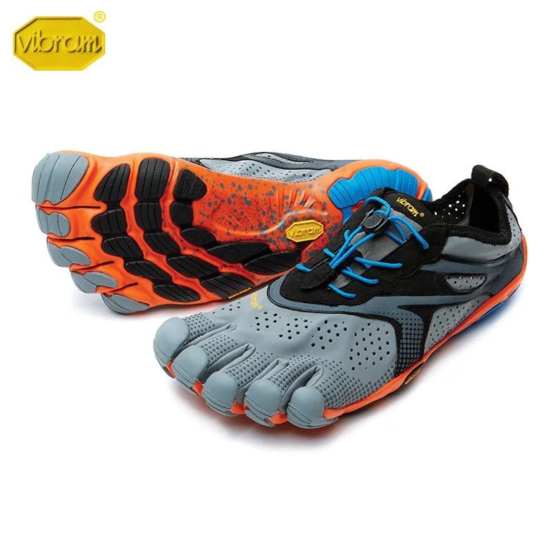 Vibram Fivefingers V-RUN мужские уличные спортивные дорожные кроссовки дышащие износостойкие кроссовки с пятью пальцами