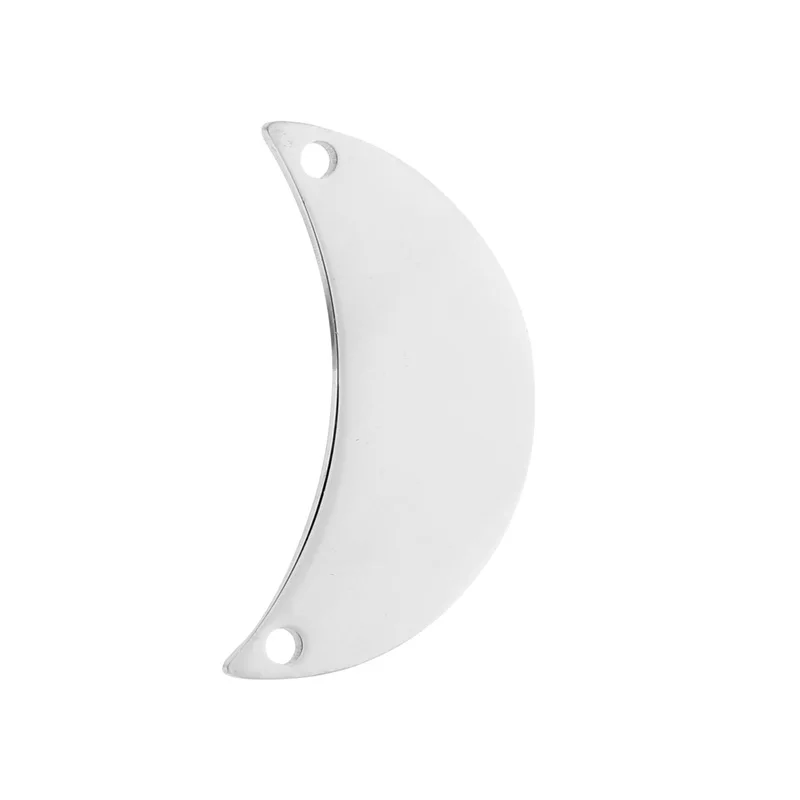 Новый полированный тонкий пустой из нержавеющей стали Луна соединительные