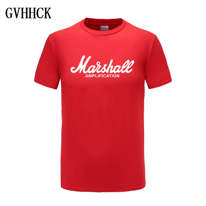 Новинка, распродажа, летняя футболка из хлопка Marshall, Мужская футболка с коротким рукавом, футболка в стиле хип-хоп, уличная одежда для фанатов, хипстерские XS-2XL