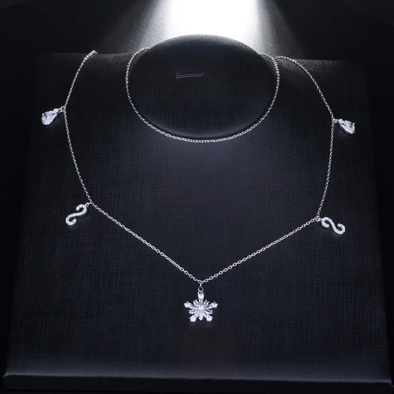 Be 8 Star Shape Long Necklace for Women Fashion Jewelry AAA Cubic Zirconia Necklaces &amp Pendants Bijoux Femme N072 | Украшения и