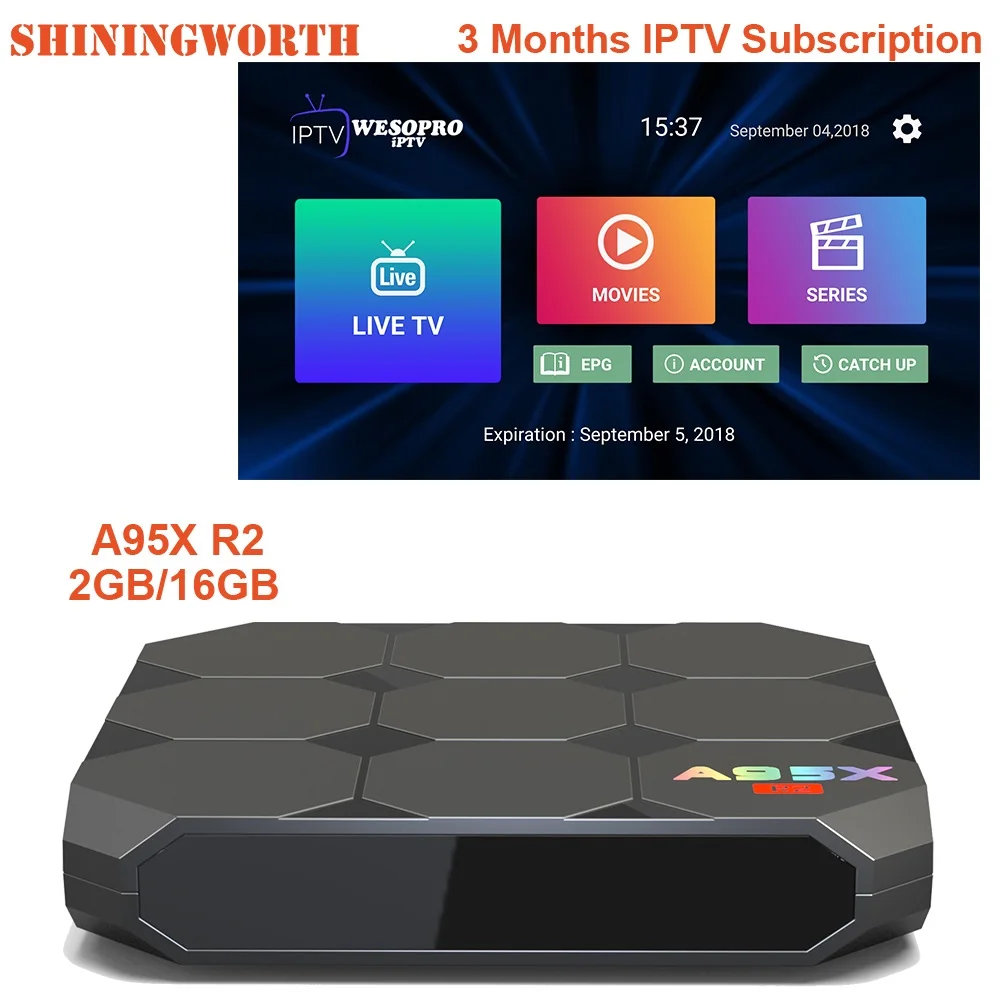 IP tv M3U Enigma2 IP tv Италия Великобритания Германия Бельгия французский Румыния каналы Mediaset Премиум для Android 7,1 ТВ приставка A95X R2 Smart tv - Цвет: 2G16G 3 Months IPTV