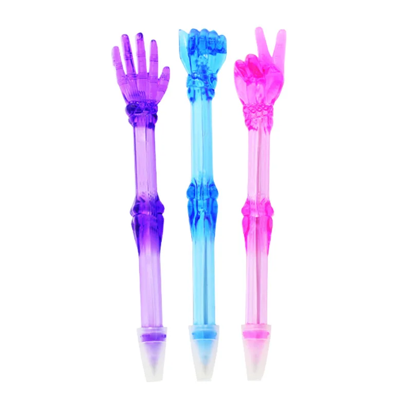 

36 pcs/lot Finger Bone Ballpoint Pen Cute Ball Pens for kids Stationery gift Material Escolar office school Writing supplies