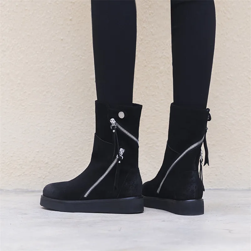 CONASCO/Брендовые женские ботильоны наивысшего качества на платформе сезон осень