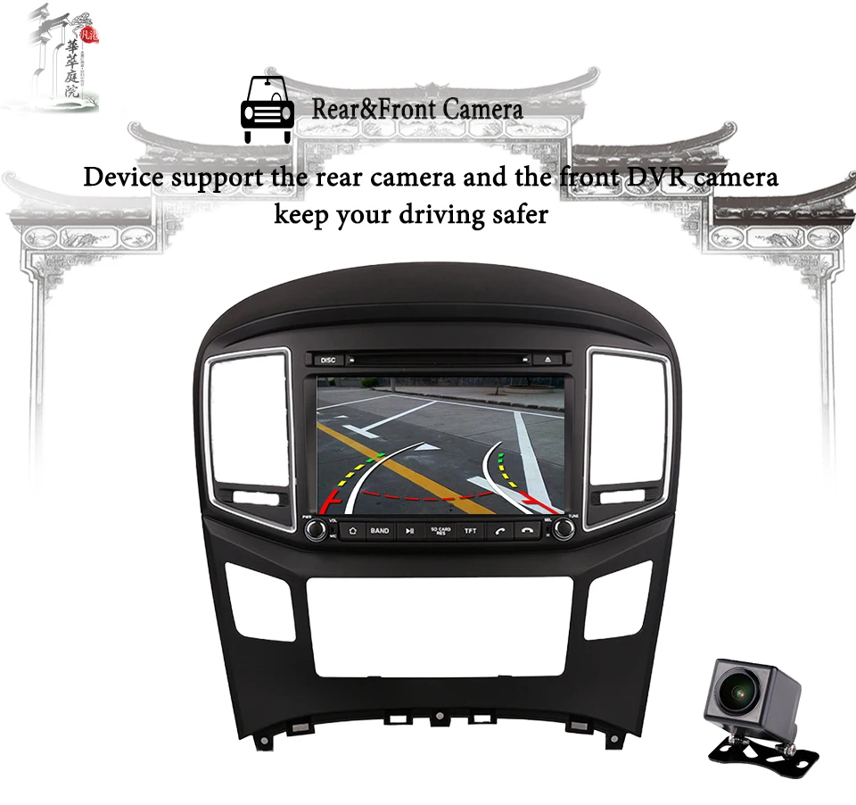 Android 10.0Octa core PX5 Car audio radio dvd player music tape recorder media headunit gps monitor for Hyundai H1 Grand Starex |