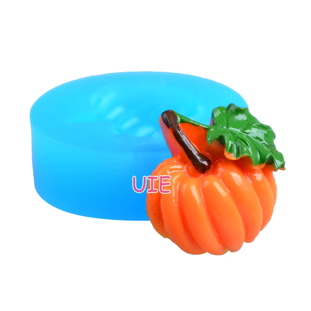VYL010U Mini Pumpkin Flexible Silicone Mold Kawaii Miniat Sweets Kitsch Jewelry Charms (Clay Wax Epoxy Paste) | Дом и сад