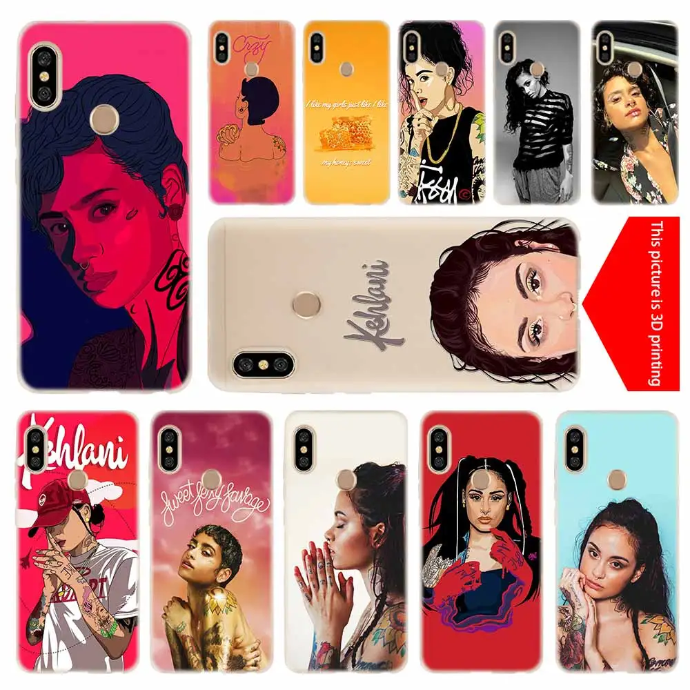 Силиконовый прозрачный мягкий чехол Kehlani из ТПУ для Xiaomi Redmi Note 10 9 8 7 6 5 Pro Max 10S 9T 8T 9S