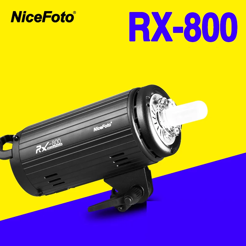 Студийная Вспышка NiceFoto RX 800 Вт быстрое время рециркуляции сенсорная кнопка для