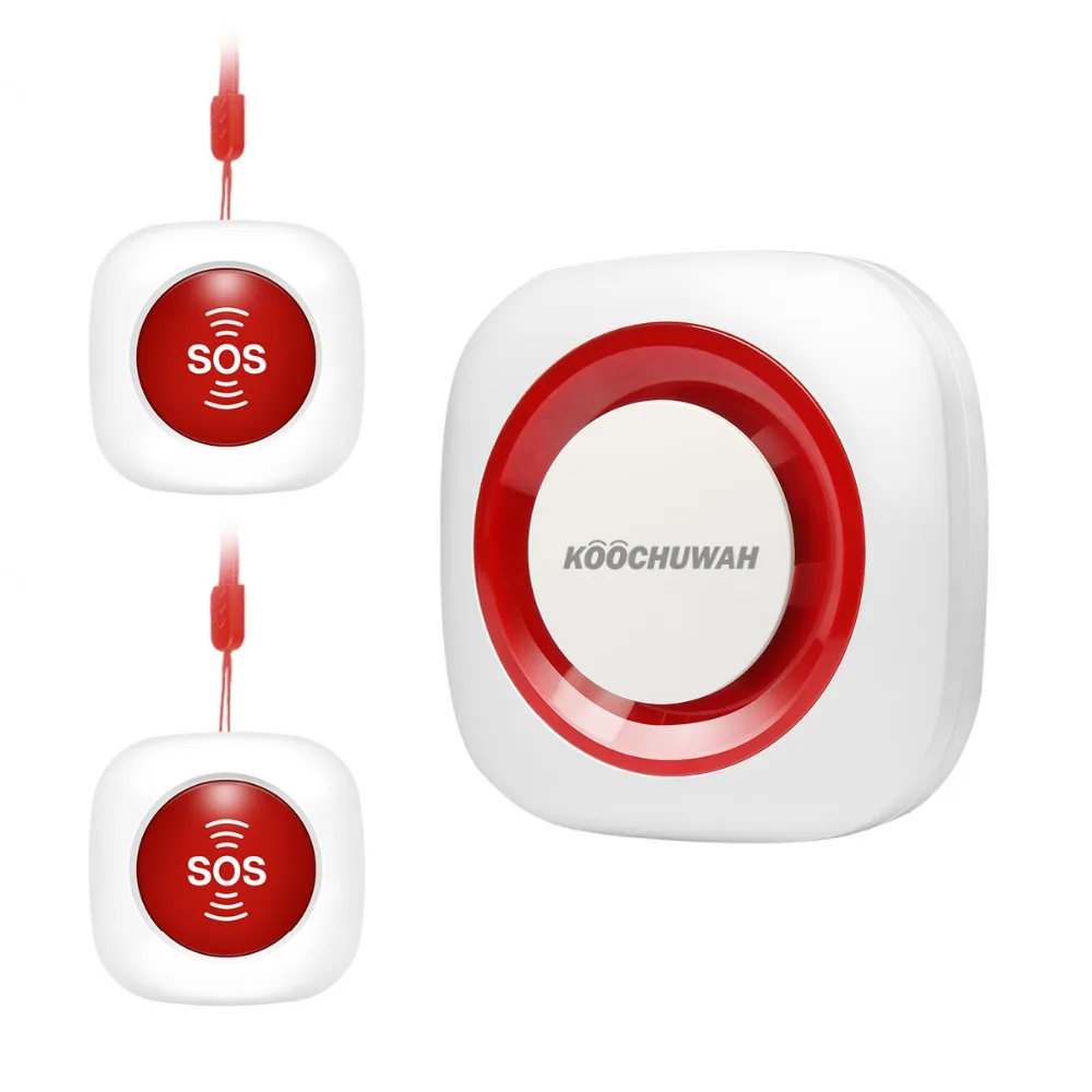 

GSM Alarm SOS Panic Button Kit Auto Call SMS SOS Emergency Call Panic Alarm For Elderly/Invalids/Seniors Alarm