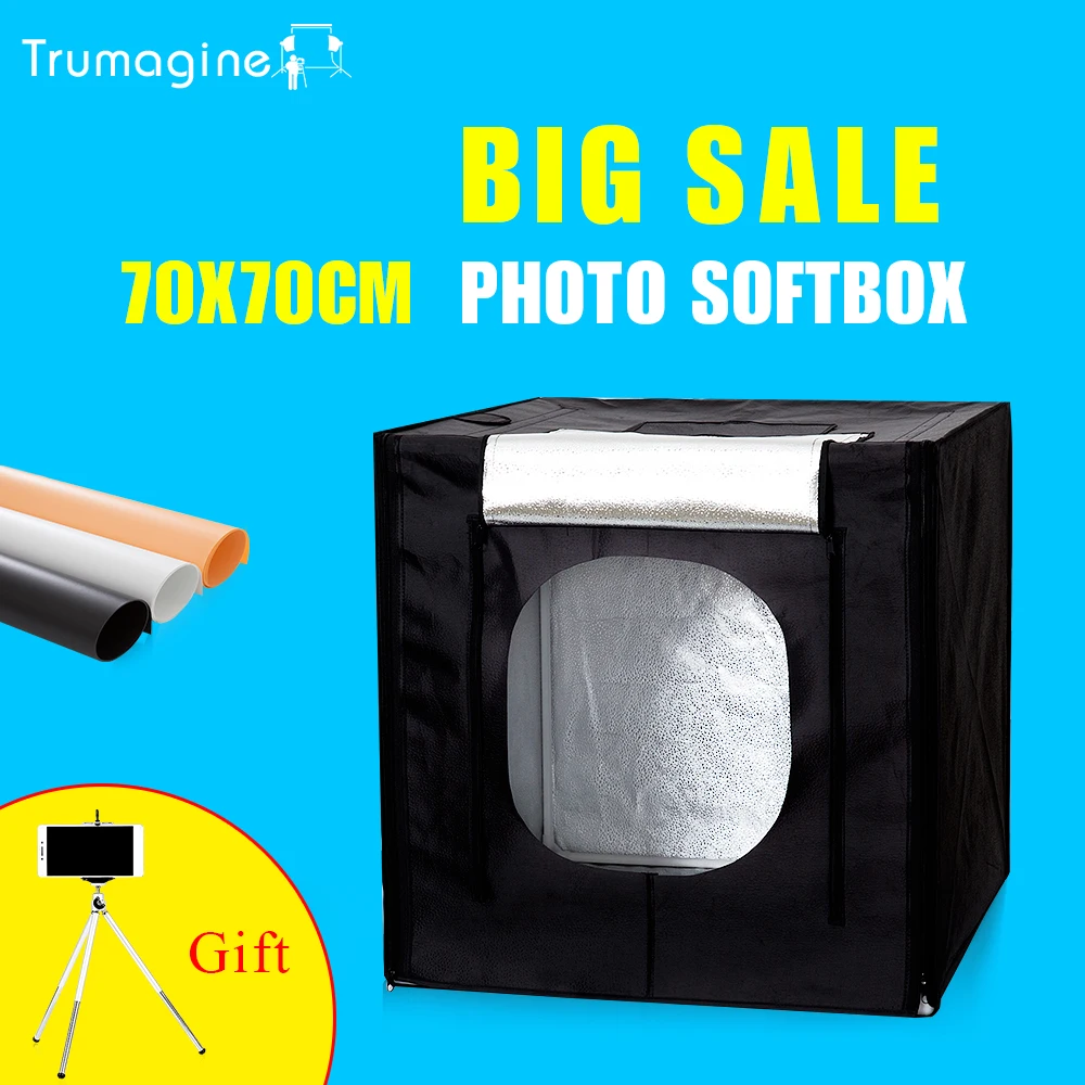 Светодиодный софтбокс TRUMAGINE 70 см для фотостудии светильник тбокс съемки тент