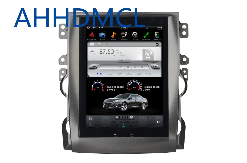 Автомобильный мультимедийный плеер PC PAD Tesla стиль мультимедийный плеер Android 7,1 gps для Malibu 8-го поколения 2013