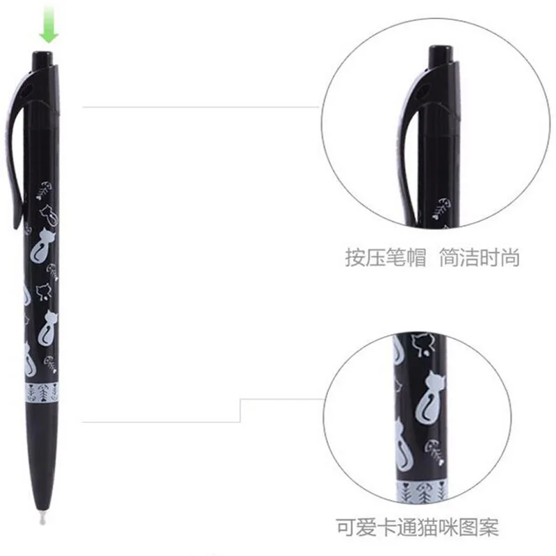 Милый кавайный мультипликационный котик шариковая ручка животных шариковые