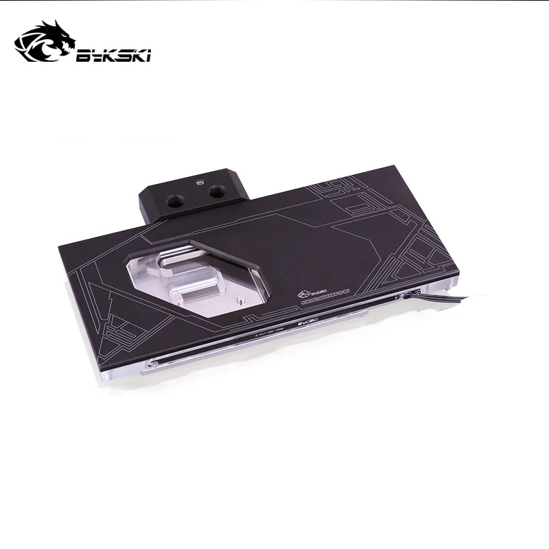 Блок Bykski для ASUS ROG RTX2080 O8G GAMING/полностью закрытый блок воды/совместимая