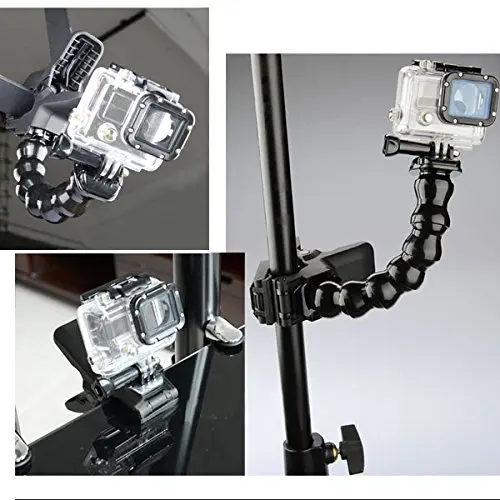 Гибкий зажим для экшн камеры Sony RX0 X3000 X1000 AS300 AS200 AS100 AS50 AS30 AS20 AS15 AS10 AZ1 mini POV|gooseneck