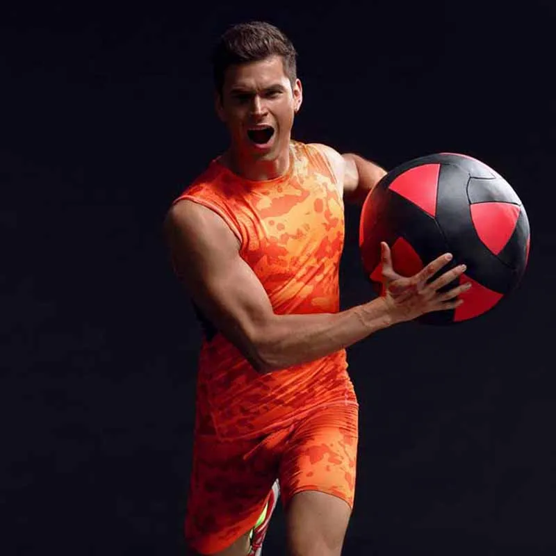 Мужская быстросохнущая майка для тренажерного зала компрессионная футболка топ