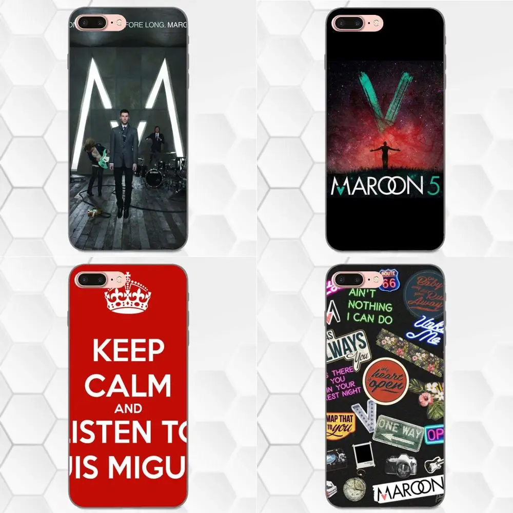 Maroon 5 для Huawei Y3 Y5 II Y6 Y7 Y9 nova 2 Plus 2S 3i 4 Lite Prime 2017 2018 2019 Мягкий Силиконовый ТПУ черный