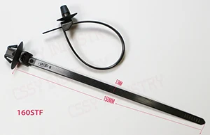 20PCS NO.11 20 шт. нейлоновый Черный Автомобильный кабельный ремень с нажимным креплением фиксатор для проводов Зажим кабельные стяжки - Цвет: 20PCS NO.11