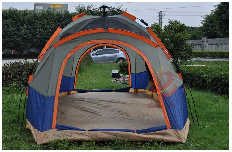 Пляжная палатка 5 6 человек большая семейная кемпинговая Солнцезащитная беседка
