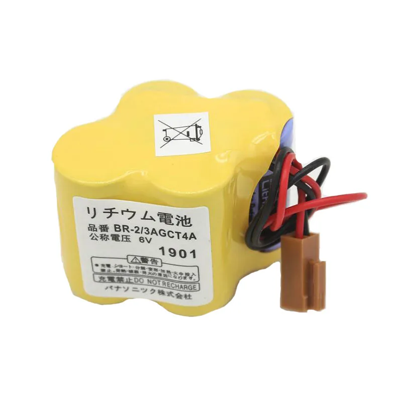 20 пакет горячие новые BR-2/3AGCT4A 6 v батареи PLC BR-2/3AGCT4A литий-ионные батареи с коричневым ремнем крюк штекер