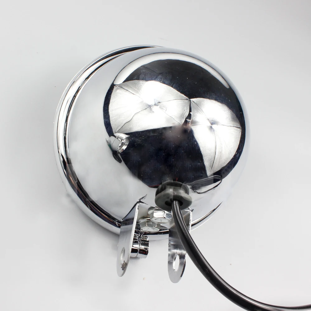 Универсальная хромированная противотуманная фара для мотоцикла Harley Honda Yamaha Suzuki