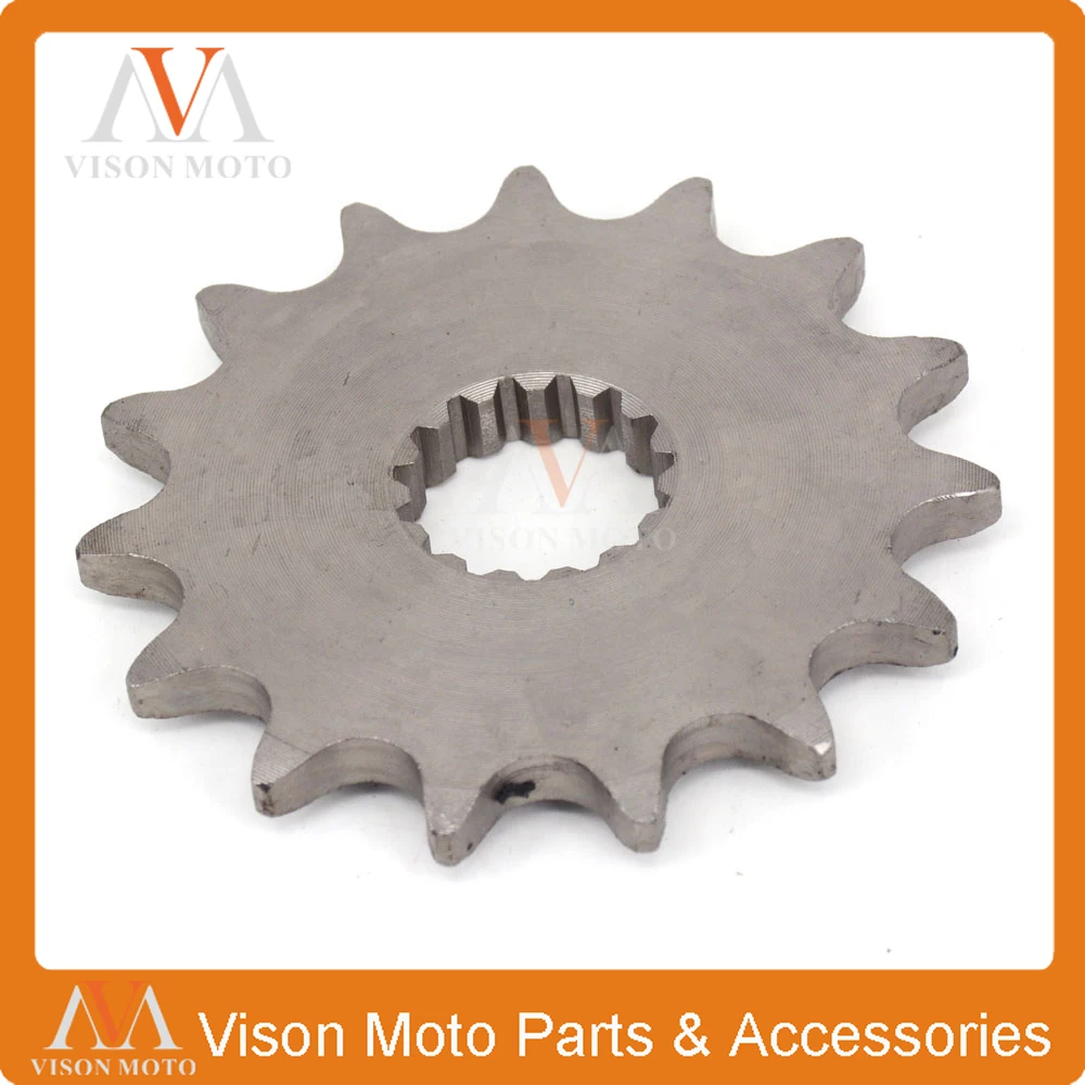 

13 14 Teeth Front Sprocket For KTM 125 250 ENDURO EXC125 SIX DAYS LC2 125 EXC250F MX250 SX250 SX250F SXF250 XC250F XCF250