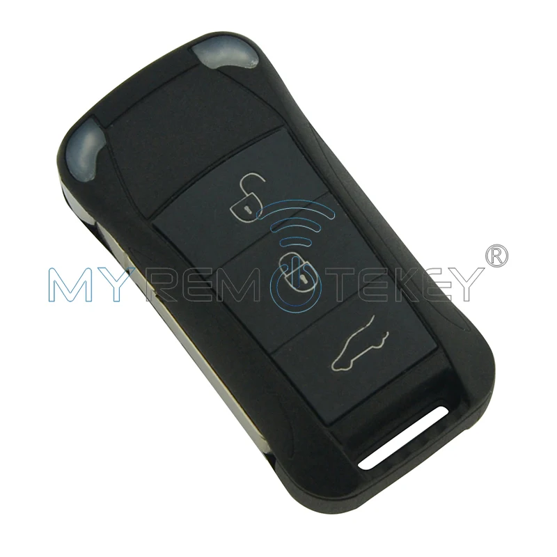 Дистанционный ключ Remtekey 3 кнопки для Porsche key 434MHZ для Cayenne Автомобильный ключ 2003-2012 Флип дистанционный Автомобильный ключ