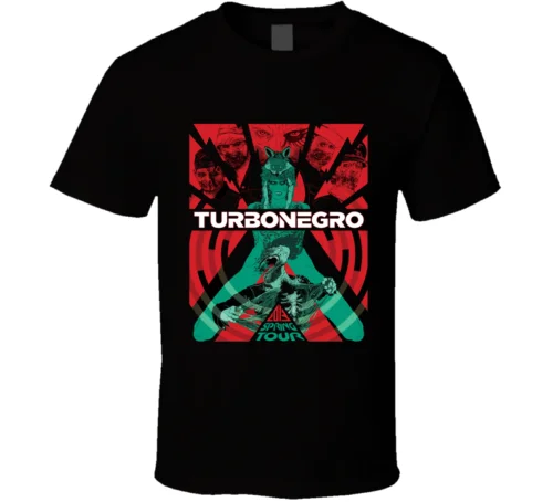 TURBONEGRO 1 футболка с героями мультфильмов Мужская Унисекс Новая модная Бесплатная