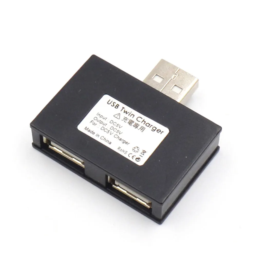 Портативный мини разветвитель для телефона и планшета с 2 портами|USB-хабы| |