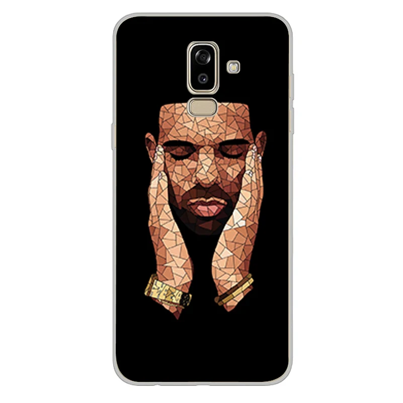 ciciber Phone Case for Samsung Galaxy J5 J6 J7 J8 Soft Back Cover J4 J3 J2 J1 Prime Core Plus 2016 2017 2018 Drake |