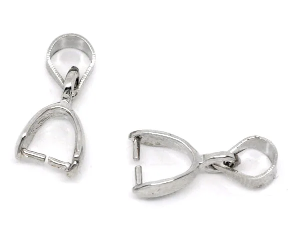 Оцинкованная Подвеска из металлического сплава клипсы и подвески серебряного