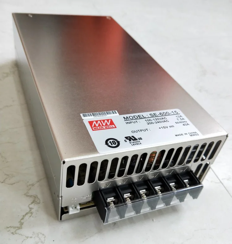 Лазерная система удаления волос MeanWell SE-600-15 600 Вт Мощный источник питания