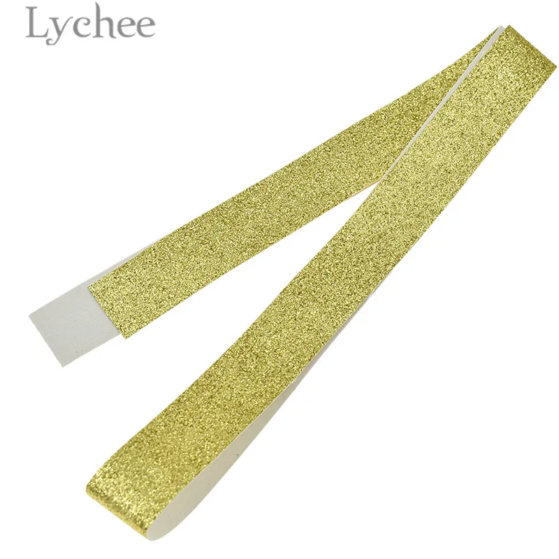 Lychee Life 1 ярд массивная Блестящая лента блестящая тканевая материалы для шитья