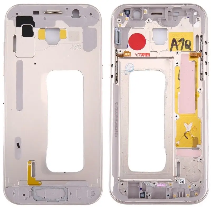 For Samsung Galaxy A5 2017 SM-A520F Blue/Black/Gold/Rose Gold Color Rear Back Housing Frame Plate Middle Cover