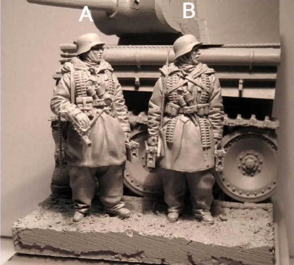 1/35 бронированный снаряд пулеметный летательный аппарат для двух человек во