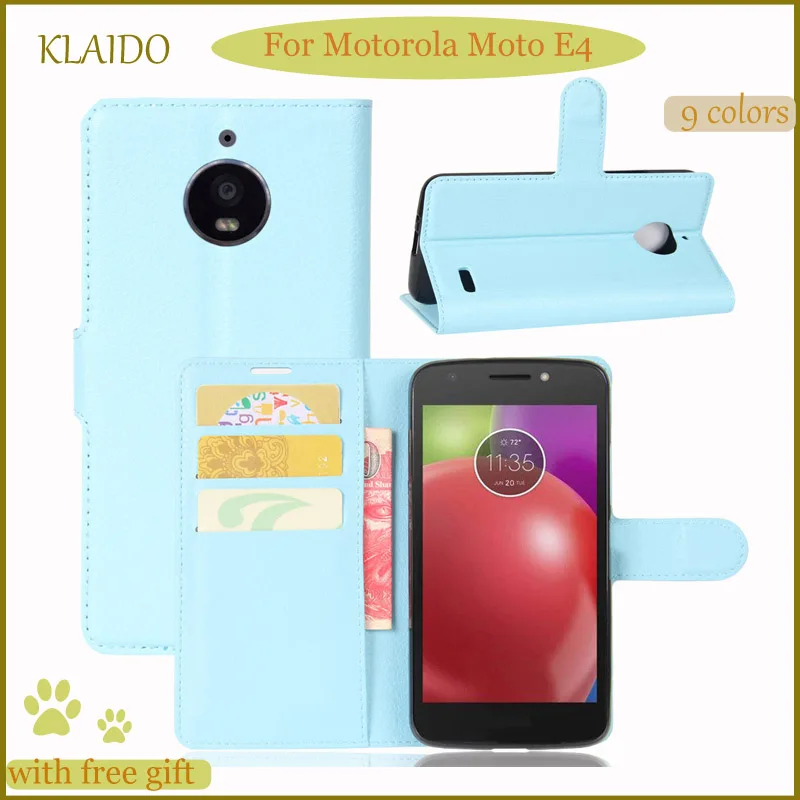 Кожаный чехол для Motorola Moto E4 флип телефон мешок кошелек В виде ракушки подставка