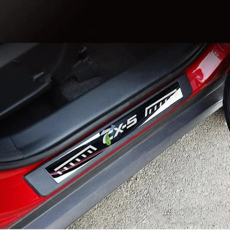 Автомобильный Стайлинг для Mazda CX 5 CX5 2107 2018 2019 порога Накладка нержавеющая сталь
