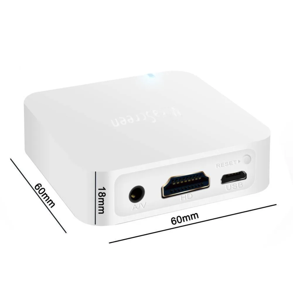 Новый автомобиль Wi Fi дисплей Miracast коробка Airplay зеркалирование Dongle AV Приемник