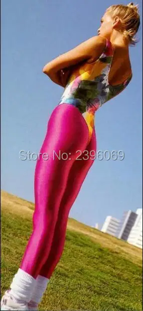 (LG36) колготки унисекс из спандекса однотонные непрозрачные леггинсы Zentai Фетиш
