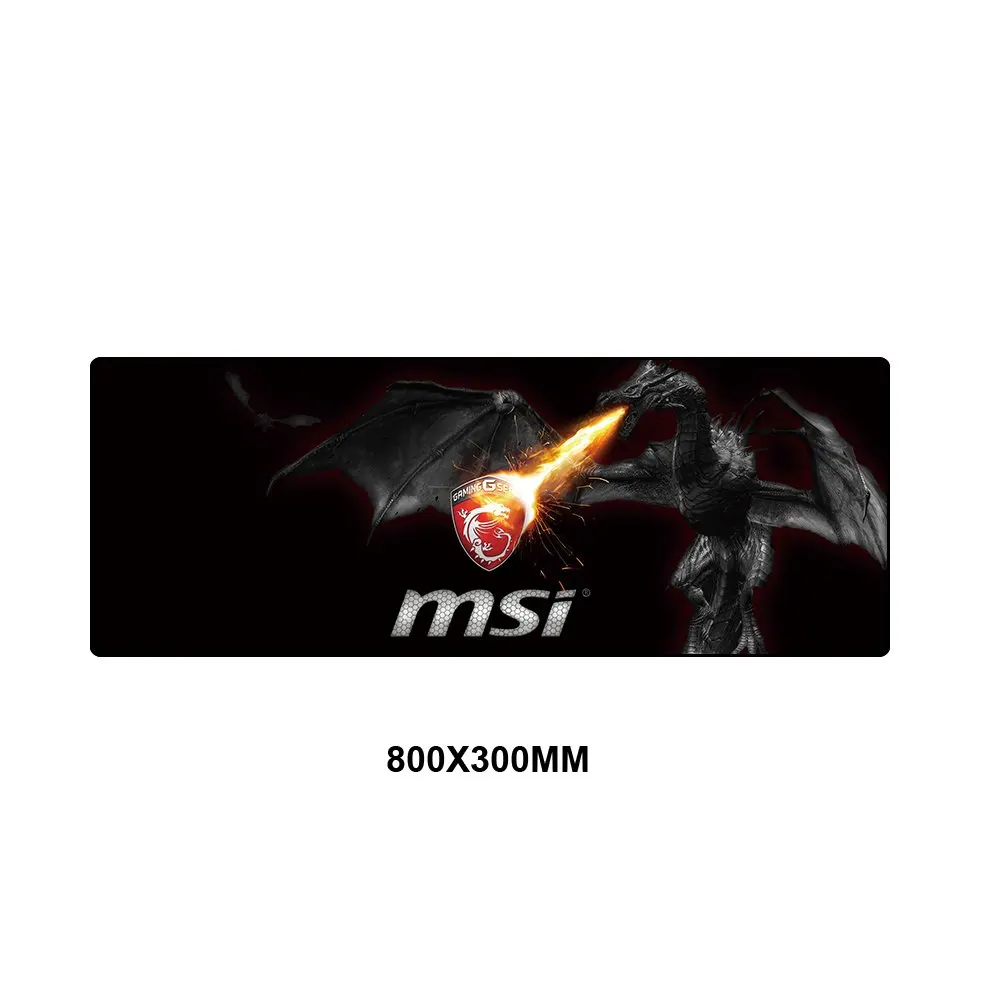 MSI-005-80x30 XXL коврик для мыши большой геймерский Противоскользящий резиновый коврик игровой коврик для мыши Клавиатура ноутбук скорость мыши мышь ПК стол протектор коврики - Цвет: MSI-005-80x30