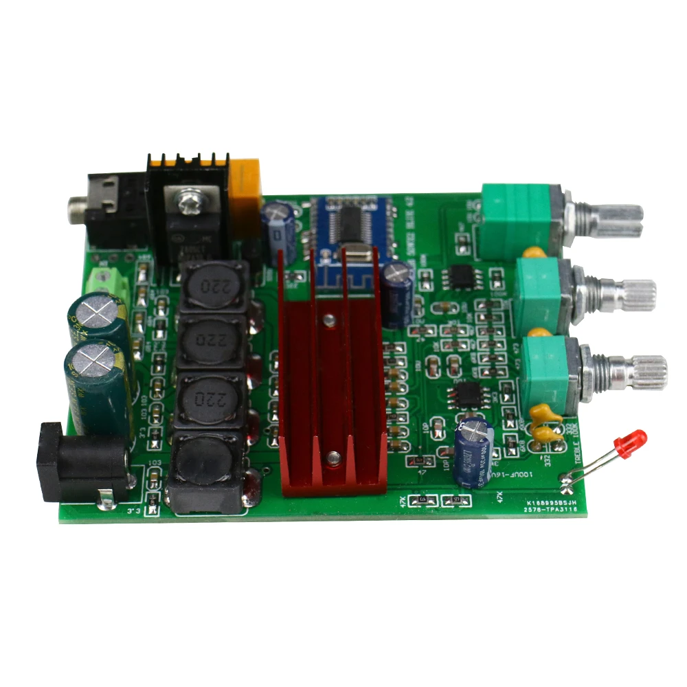 GHXAMP TPA3116 50 Вт * 2 Bluetooth усилитель аудио Плата твитер регулировка басов автомобиля