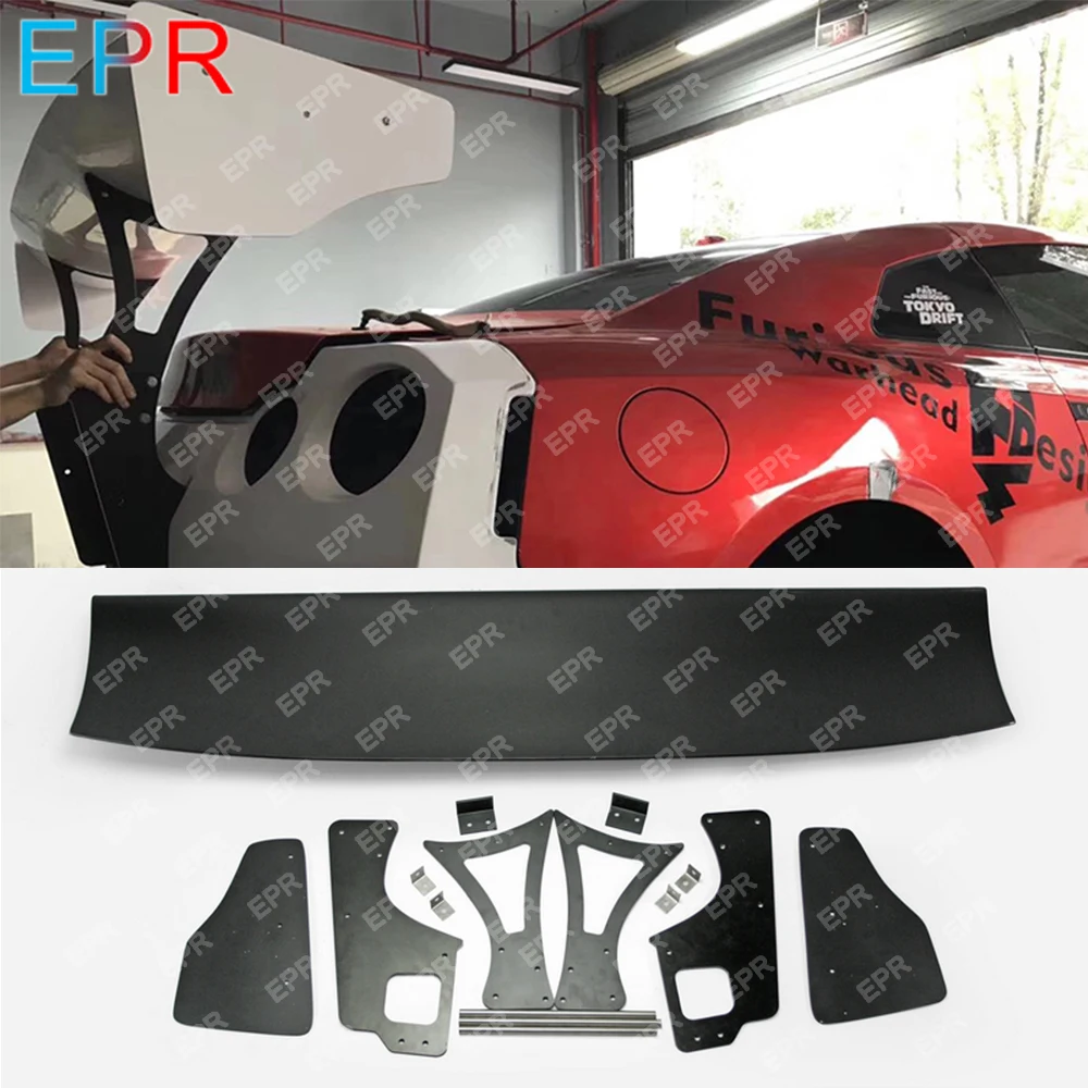 Для Nissan GTR R35 CBA дБА LBV2 Стиль Стекло волокна V3 Сзади наборы крыла средства ухода за кожей комплект тюнинг часть для R35 GTR волокна Стекло задний спойлер