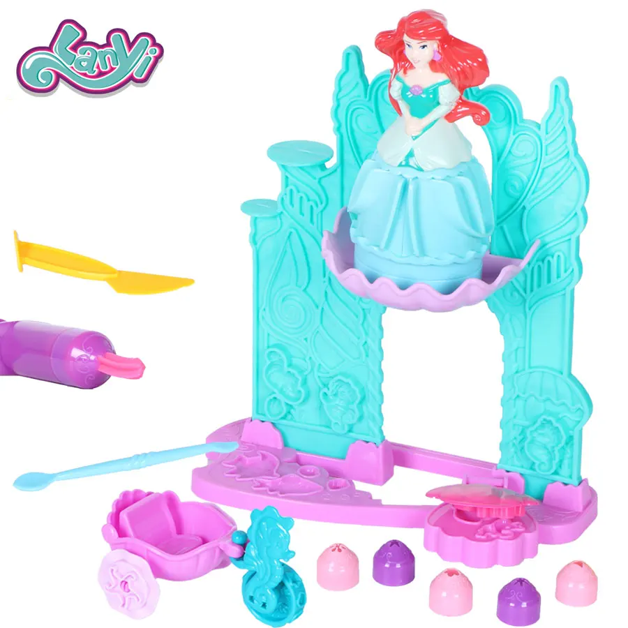 Набор слизи игрушек Lanyitoys флуоресцентный мягкий пластилин для девочек детский