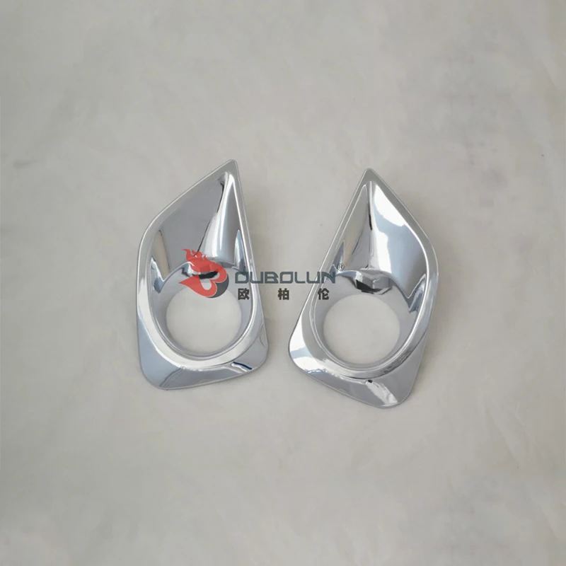 Car Accessories Exterior Decoration ABS Chrome Front Fog Lamp Light Cover Trims For Toyota Vios/Yaris Sedan 2014 Car-styling | Автомобили
