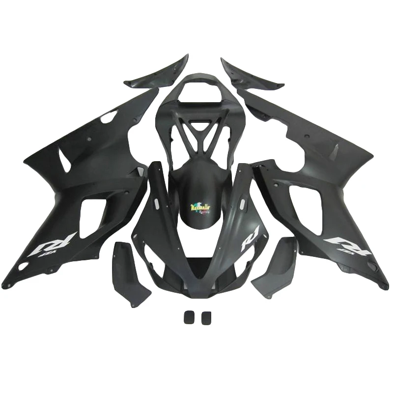 Комплект обтекателей для YAMAHA YZFR1 2002 2003 R1 матовый черный комплект 02 03 xl81|fairing kit|custom