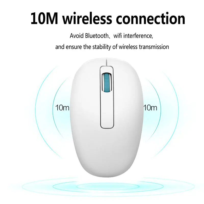 USB Беспроводная Бесшумная оптическая мышь 4 кнопки 2 ГГц 1600 DPI| |