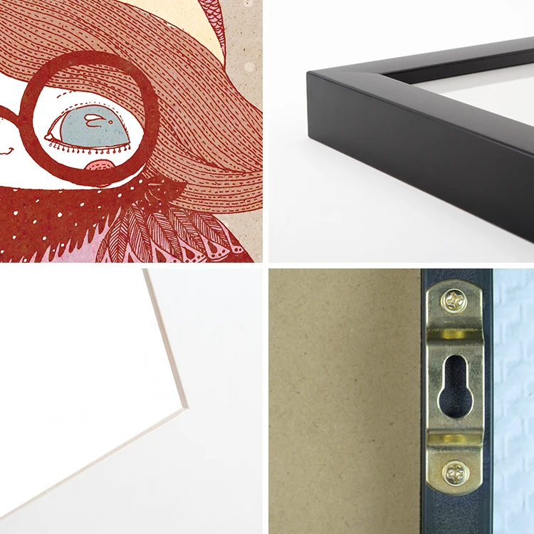 The wall frog wonderful country Lulu Современная Минималистичная рамка для детской комнаты