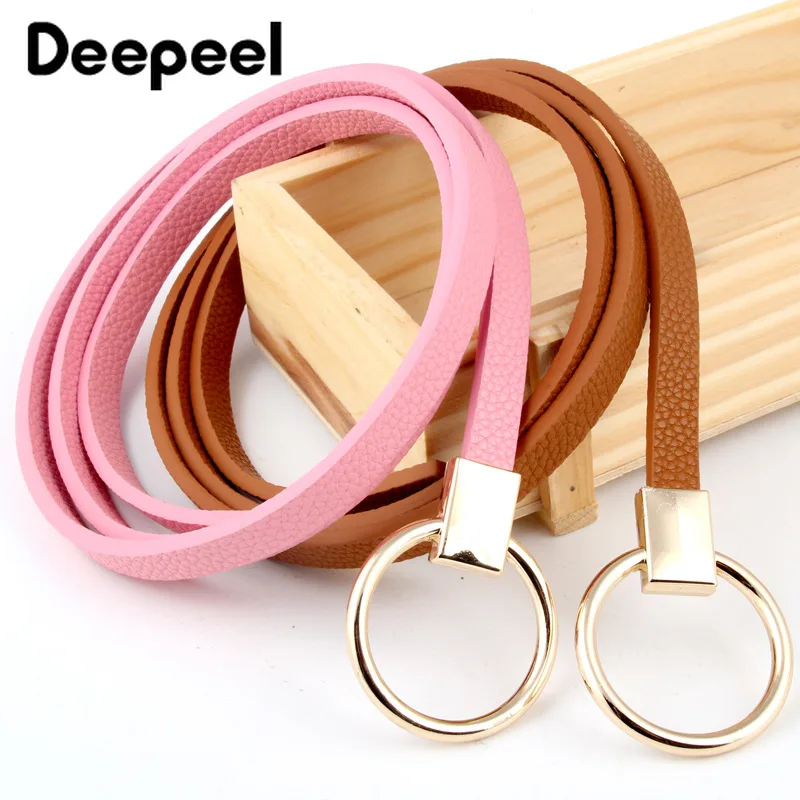 Deepeel 1 шт. тонкий ремень из искусственной кожи/воловьей кожи искусственная