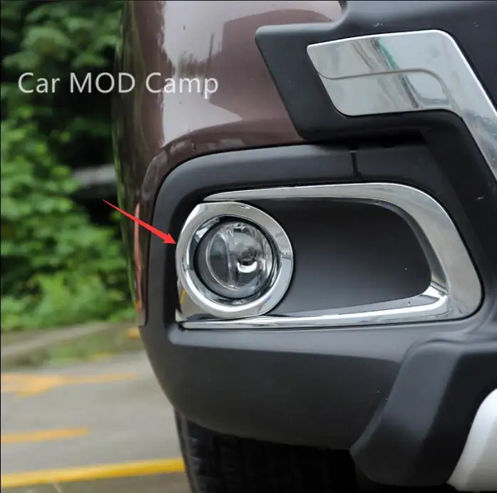 Для peugeot 2008 2014 2015 2016 2017 ABS хром передняя задняя противотуманная фара крышка