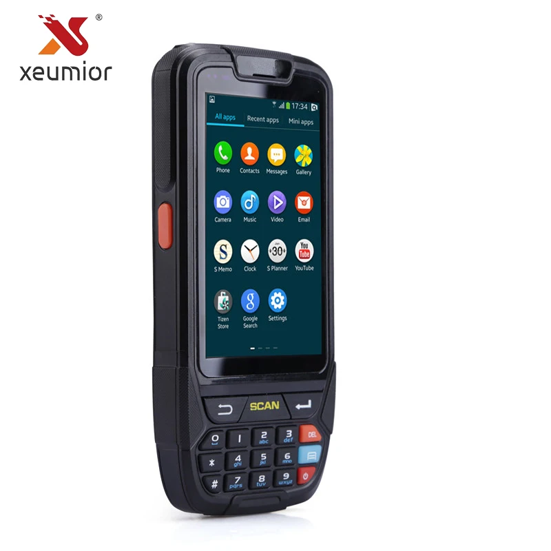 Android 7.0 PDA Handheld POS Terminal 4G Touch Screen 1D Barcode Scanner Wireless Wifi Bluetooth GPS Reader | Компьютеры и офис